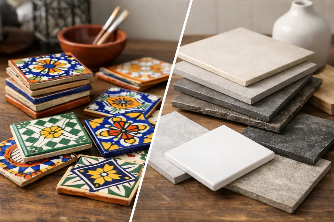 Mexican Tile vs Ceramic Tile for Your Home