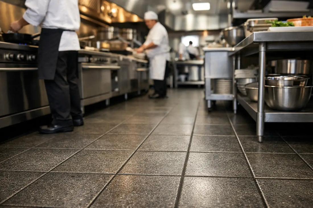 Restaurant Kitchen Floor Tile That Holds Up