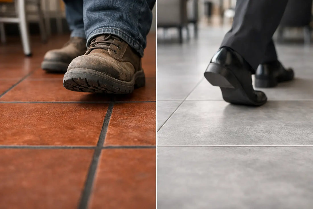 Quarry Tile vs Porcelain for Busy Floors
