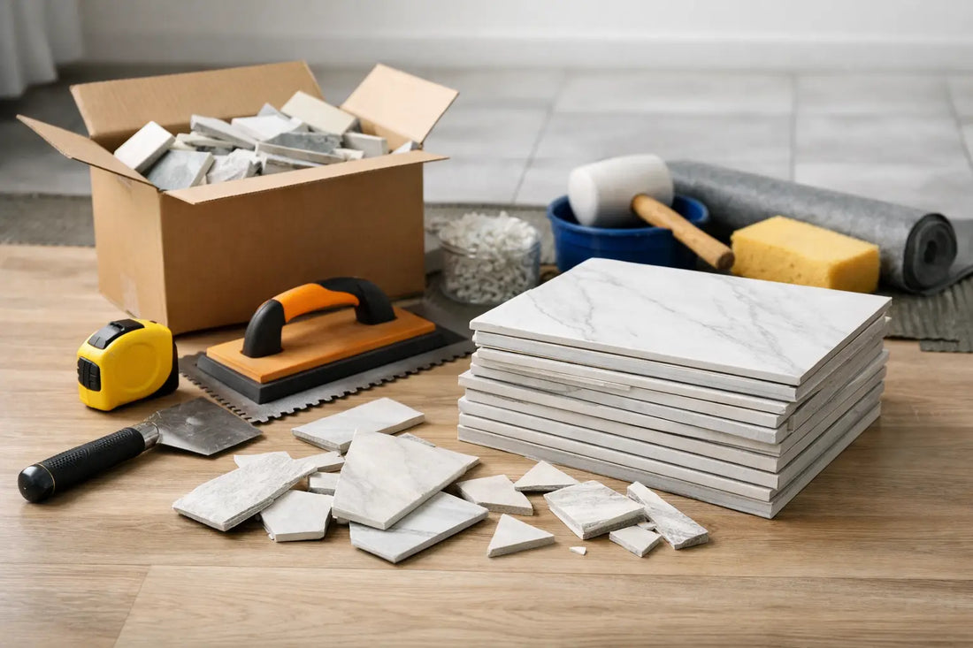 How Much Extra Tile Waste Should You Buy?